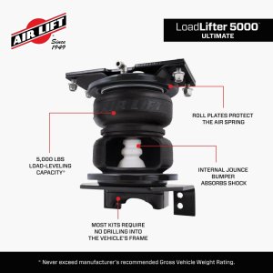 Chevrolet Silverado 3500 Air Spring Kit - Rear - Air Lift - LoadLifter 5000 Ultimate - `20-`27